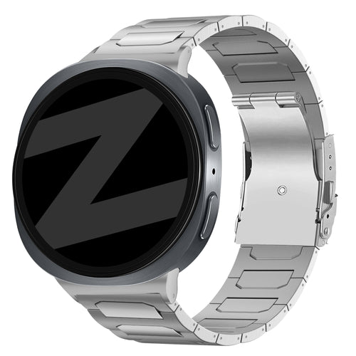Bandz Bracelet titane 'Deluxe' Samsung Galaxy Watch 8 - 40mm (argent)