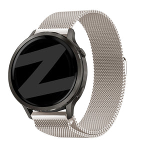Bandz Garmin Venu 2 Plus Milanese Loop Strap (Starlight)