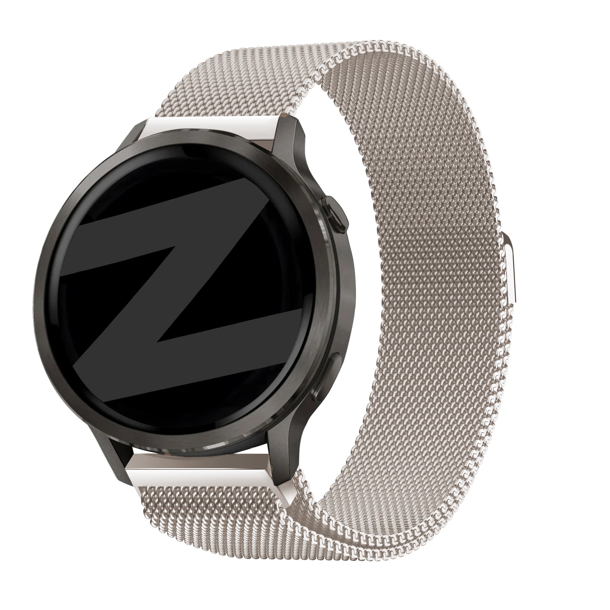 Bandz Garmin Venu 2 Plus Milanese Loop Strap (Starlight)