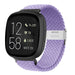 Fitbit Versa 3 verstelbaar gevlochten bandje (lichtpaars)