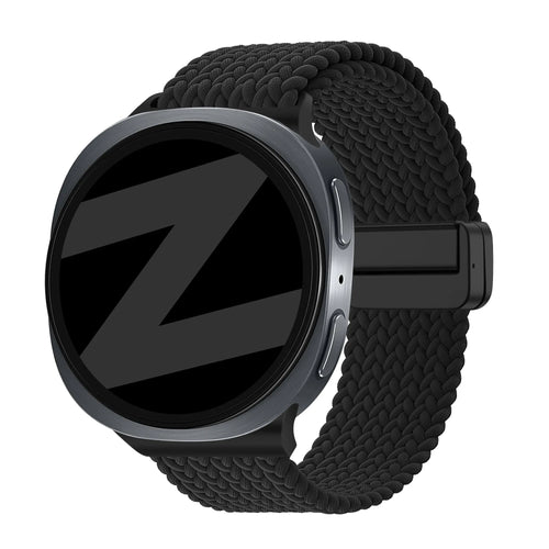 Bandz Samsung Galaxy Watch 9 - 40mm Magnetic Braided Strap (Black)