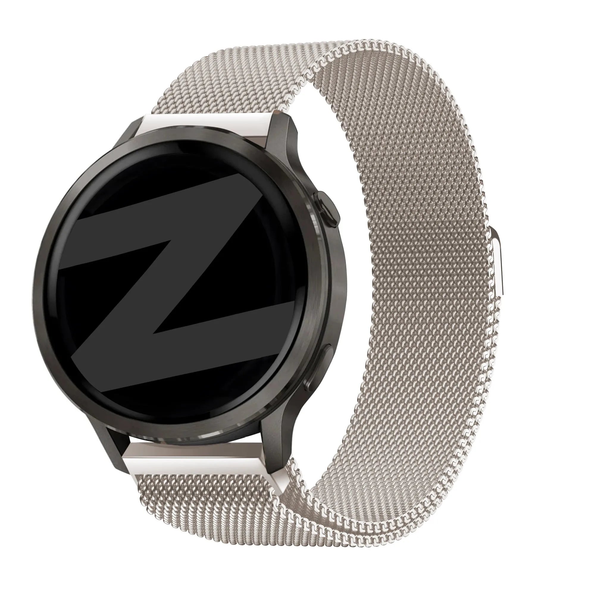 Bandz Garmin Forerunner 265s Milanese Loop Armband (Polarstern)