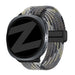Bandz Samsung Galaxy Watch 8 - 44mm magnetisch geweven bandje (mandala zwart)