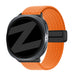 Bandz Bracelet tissé magnétique Samsung Galaxy Watch 8 Classic (orange)