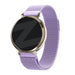 Bandz Pebble Round 2 - 14mm Milanese Loop Armband (Hell Lila)