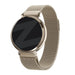 Bandz Pebble Round 2 - 14mm Milanese Loop Armband (Champagner Gold)