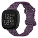 Correa silicona con estampado Fitbit Versa 3 (púrpura)