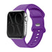 xoxo Wildhearts Apple Watch Siliconen bandje (donkerpaars)