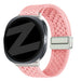 Bandz Samsung Galaxy Watch 8 - 40mm Vintage Nylon Armband (Rosa)