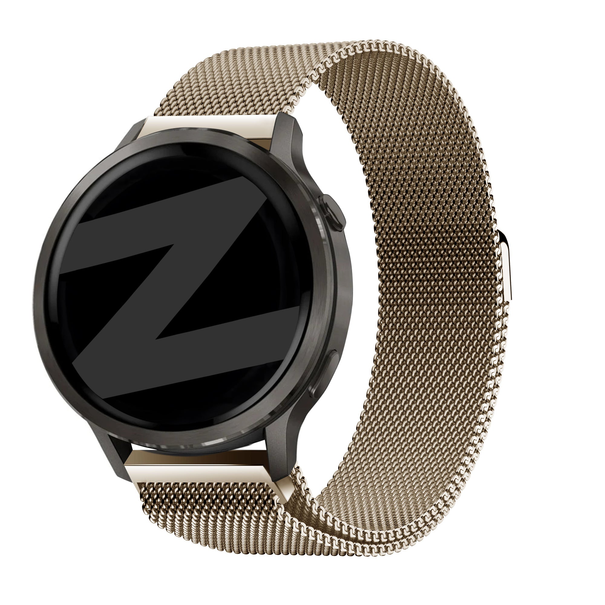 Bandz Garmin Venu 2s Milanese loop band (vintage goud)