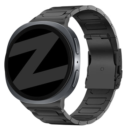 Bandz Samsung Galaxy Watch 9 - 44mm titanium band 'Deluxe' (zwart)