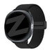 Bandz Samsung Galaxy Watch 8 - 44mm magnetisch geweven bandje (zwart)