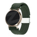 Bandz Garmin Lily 2 gevlochten nylon band (groen)