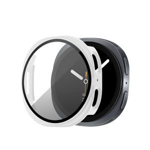Bandz Funda PC con vidrio Samsung Galaxy Watch 8 - 44mm (blanco)