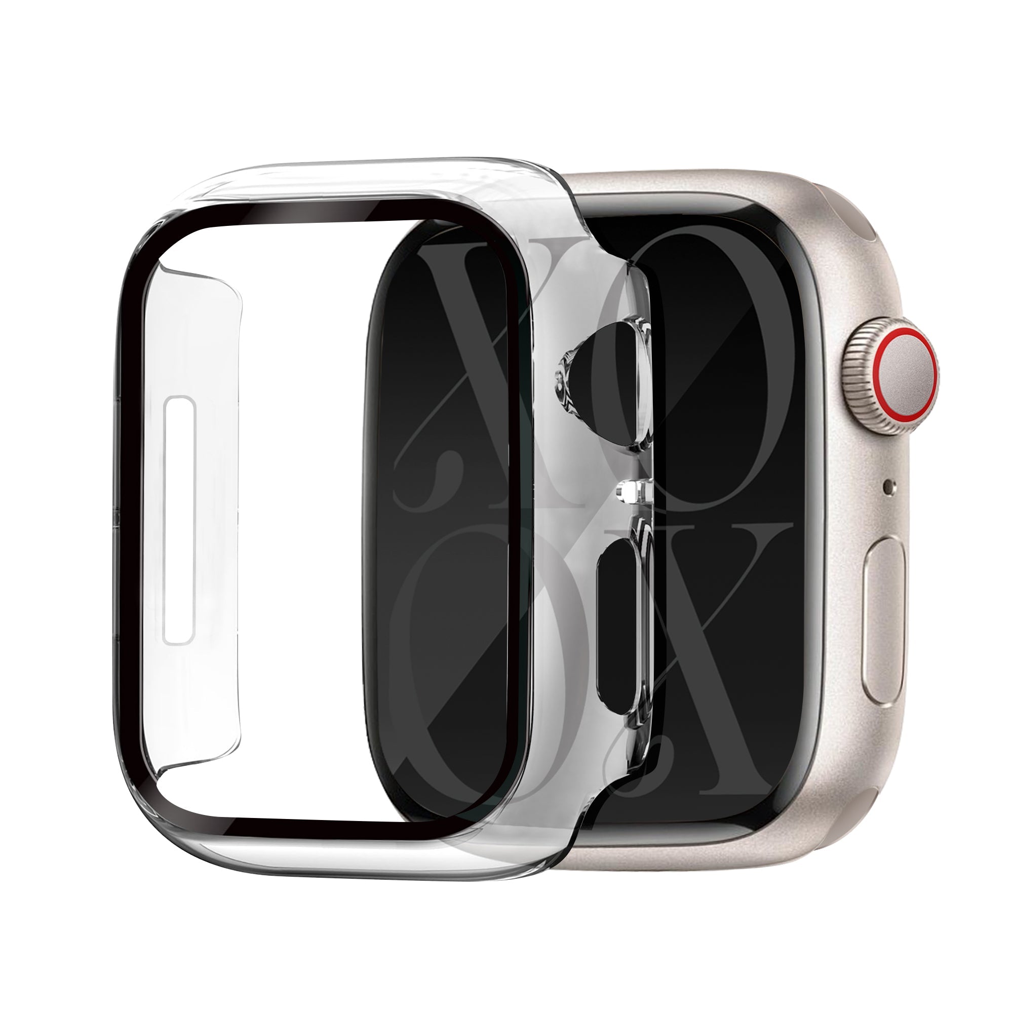 xoxo Wildhearts Apple Watch Case - Transparent