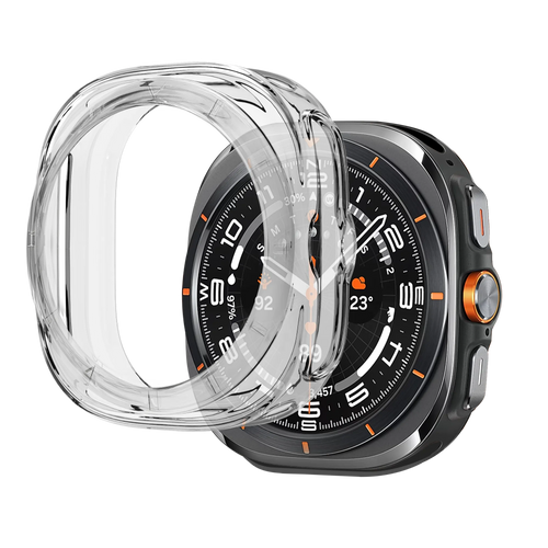 Bandz Funda TPU galvanizado Samsung Galaxy Watch Ultra (transparente)