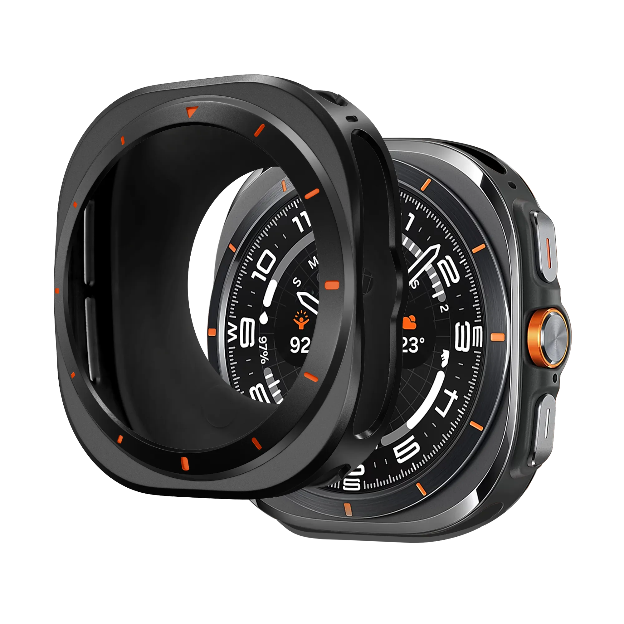 Bandz Funda metalica Samsung Galaxy Watch Ultra (negro)
