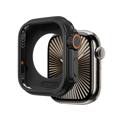 Bandz Funda metálica Apple Watch (negro)