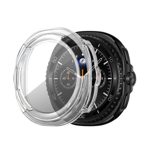 Bandz Funda PC con vidrio Samsung Galaxy Watch 8 Classic (transparente)