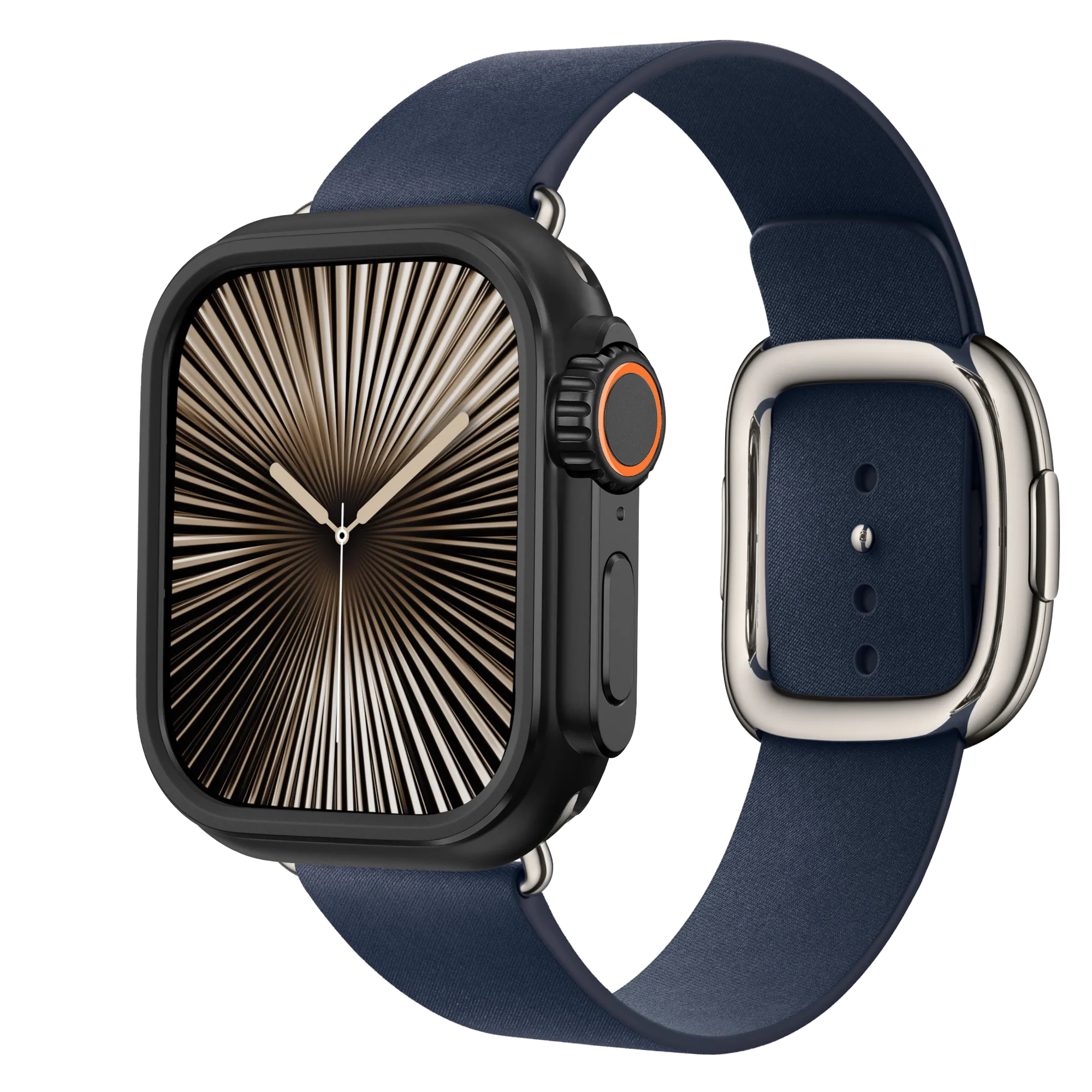 Bandz Funda metálica Apple Watch (negro)