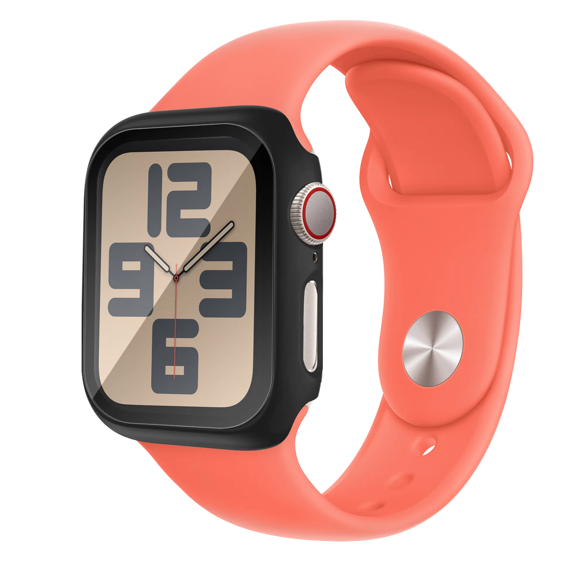 Bandz Funda PC con vidrio Apple Watch 10 & 11 (negro)