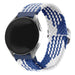 Samsung Galaxy Watch 4 Classic 42mm verstelbaar geweven bandje (blauw/wit)