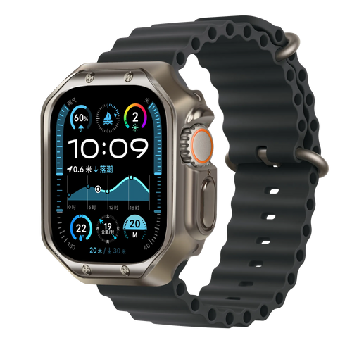 Bandz Funda TPU galvanizado Apple Watch Ultra - 49mm (titanio)