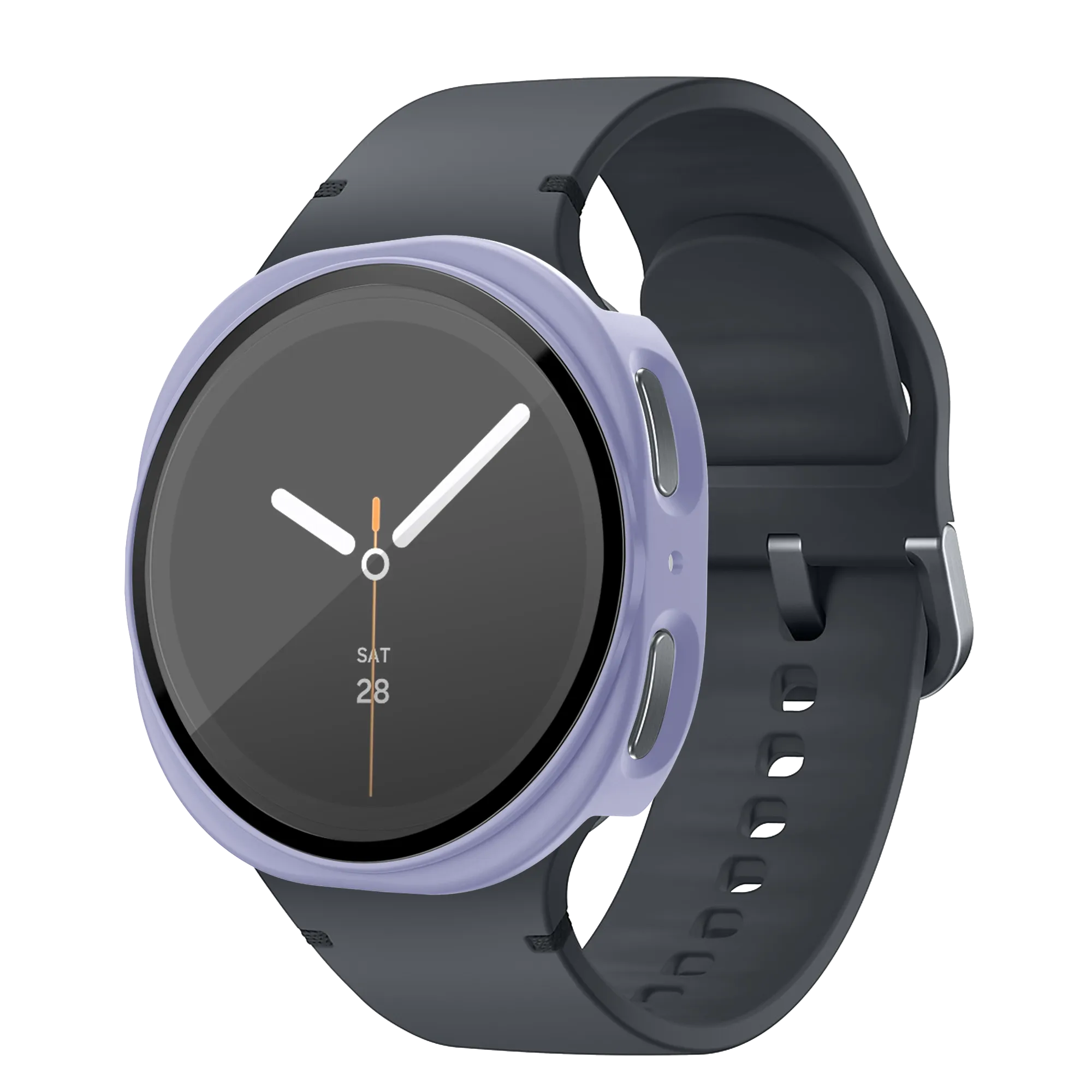 Bandz Samsung Galaxy Watch 8 - 40mm PC Hülle mit Glas (Lila)