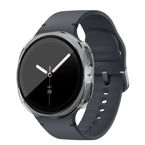 Bandz Samsung Galaxy Watch 8 - 40mm PC Cover with Glass (Transparent)