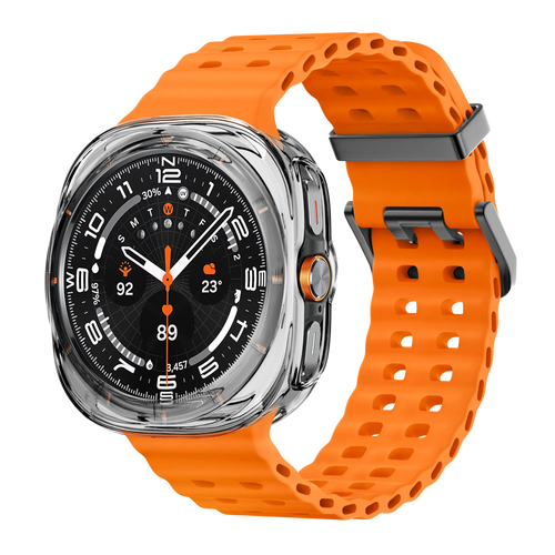 Bandz Funda TPU galvanizado Samsung Galaxy Watch Ultra (transparente)