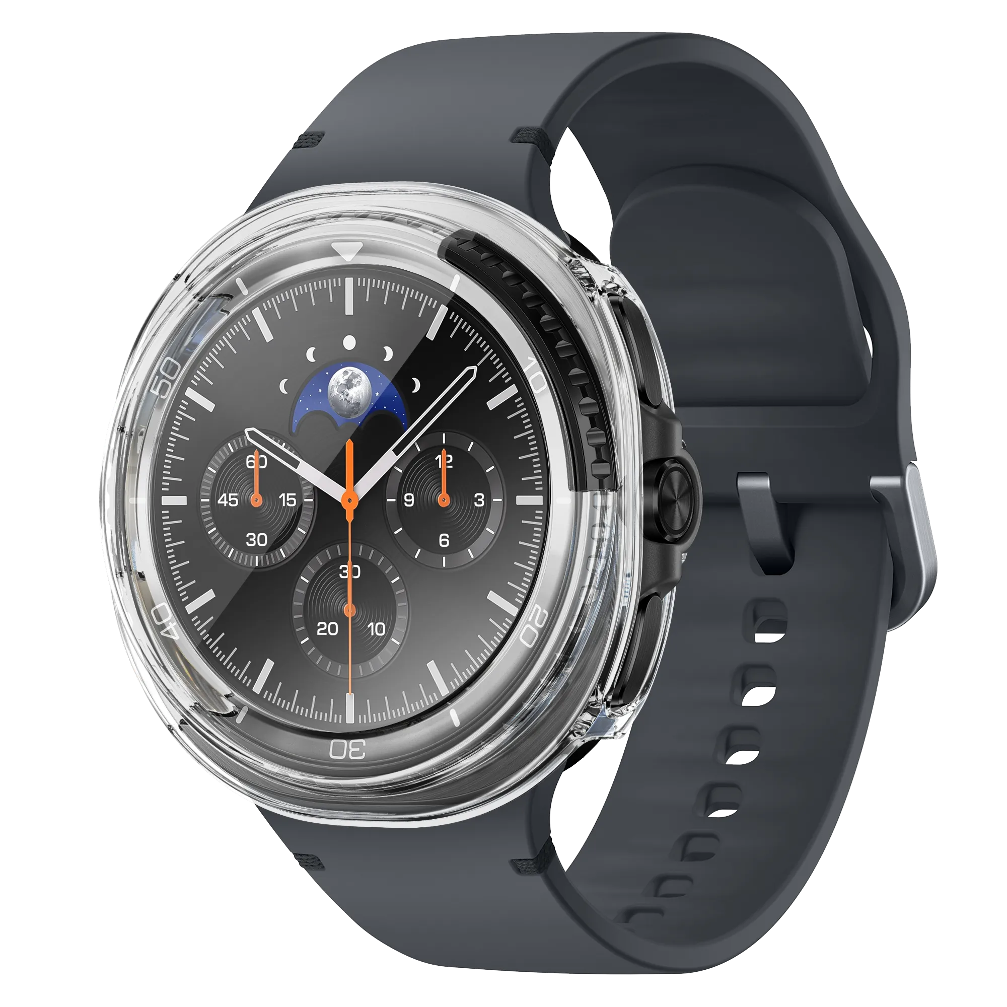 Bandz Funda PC con vidrio Samsung Galaxy Watch 8 Classic (transparente)