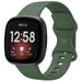 Fitbit Sense siliconen classic bandje (donkergroen)