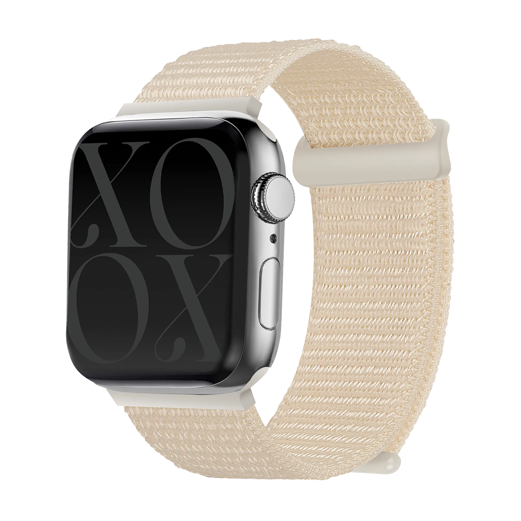 xoxo Wildhearts Apple Watch Nylonarmband (Aprikose)