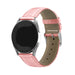 Bracelet cuir motif croco Samsung Galaxy Watch 7 - 44mm (sable rose)