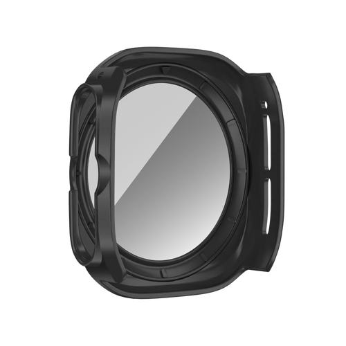 Bandz Funda PC con vidrio Samsung Galaxy Watch Ultra (negro)