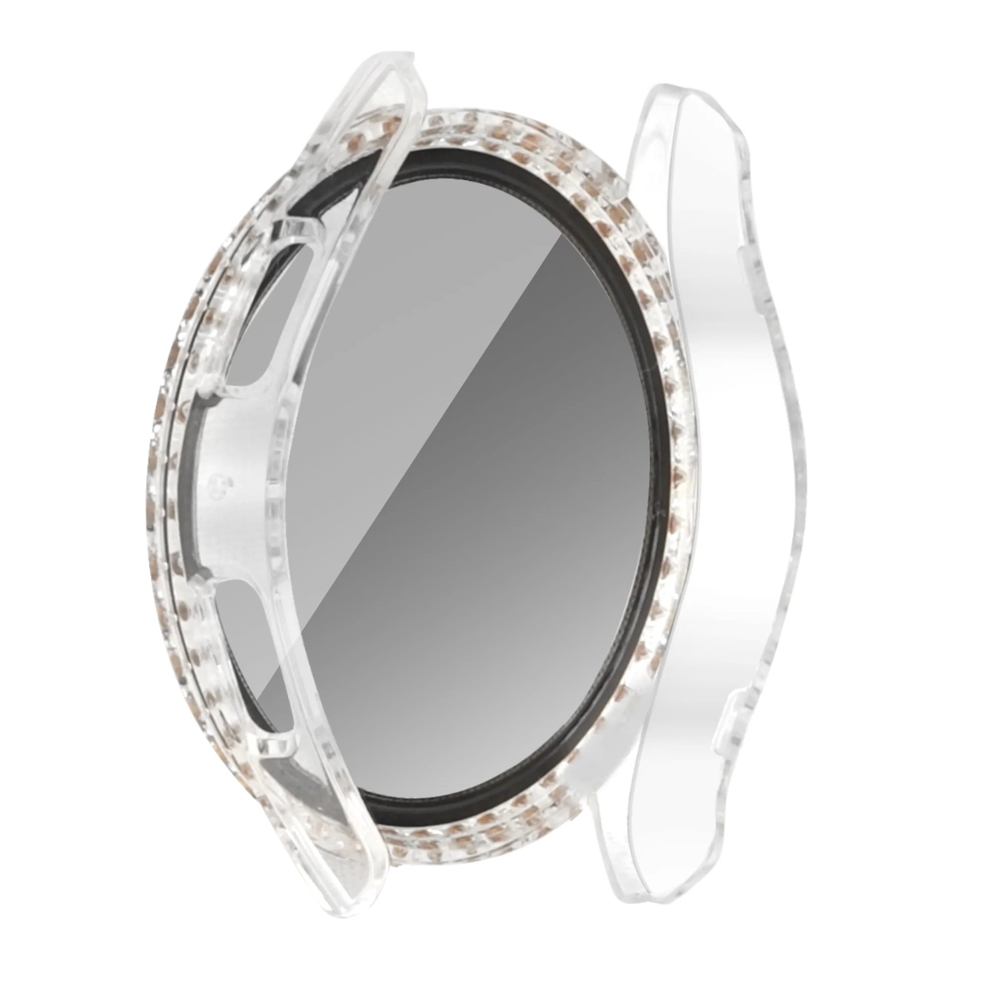 Funda diamante con vidrio Samsung Galaxy Watch 7 - 40mm (transparente)