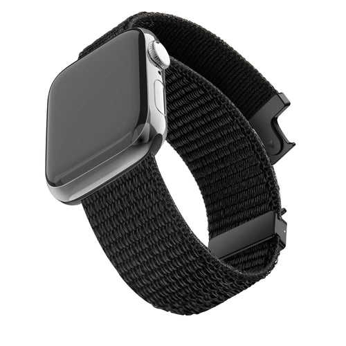 Bandz Correa nylon 'clásico' con P-buckle Apple Watch (negra)