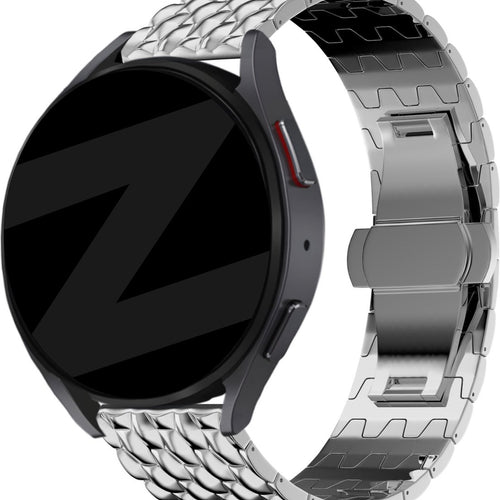 Bandz Bracelet acier inoxydable 'Dragon' universel 20mm (argent)