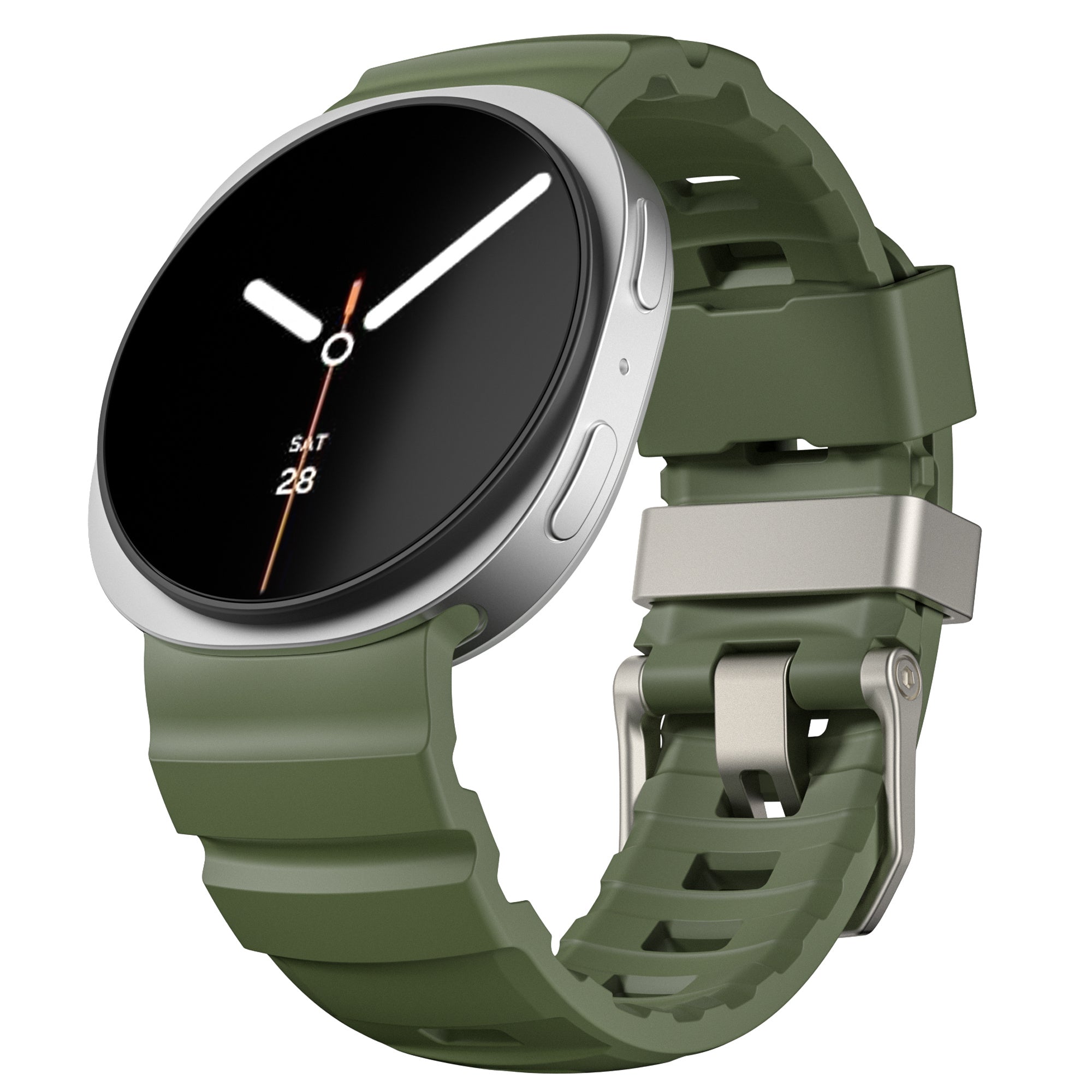 Samsung Galaxy Watch 9 - 40mm Silicone Strap Extreme (Army Green)
