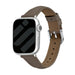 Apple Watch Slimfit Lederarmband (Dunkel Braun)
