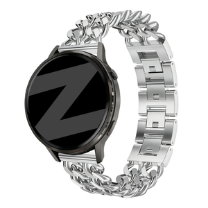 Bandz Coros Apex - 42mm Metal Strap 'Double Chains' (Silver)