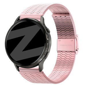 Bandz Garmin Approach J1 Verstellbares Stahlarmband (Rosa Sand)
