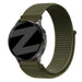 Bandz Garmin Forerunner 570 - 47mm Nylon Loop Armband (Olivgrün)