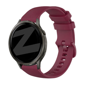 Bandz Garmin Venu 4 - 45mm Silicone Strap 'Premium' (Wine Red)