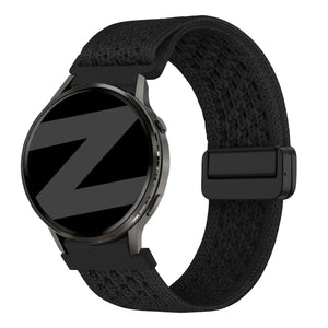Bandz Huawei Watch 5 - 42mm Vintage Nylon Strap (Black)