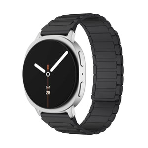 Samsung Galaxy Watch 8 - 40mm magnetisch siliconen bandje (zwart)