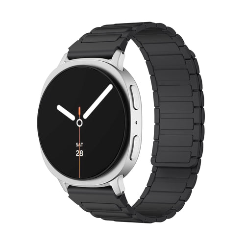 Samsung Galaxy Watch 8 - 40mm magnetisch siliconen bandje (zwart)