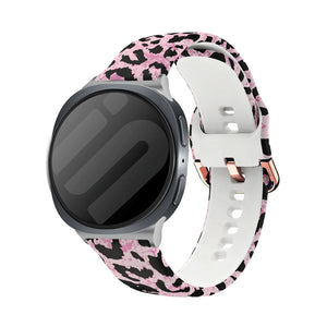 Bracelet léopard rose Samsung Galaxy Watch 8 - 44mm