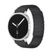 Samsung Galaxy Watch 8 - 44mm Magnetisches Silikonarmband (Schwarz)