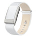 Correa cuero compatible con Whoop 5.0 (blanco)